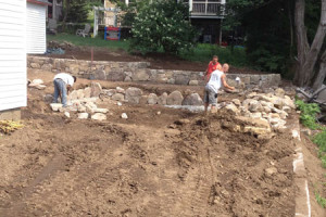 Fieldstone Wall Construction Fieldstone Wall
